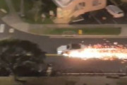 海外「酔っ払い運転をして文字通りの火の車になるやつ」