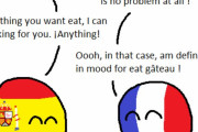 【スペイン&フランス】良いホストとして【ポーランドボール】