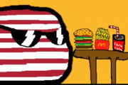 【アメリカ】ダイエットスキル【ポーランドボール】