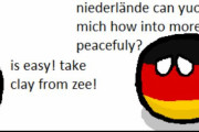 【オランダ】ドイツに土地を手に入れる方法を教えるよ【ポーランドボール】