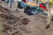 みんな早く逃げるんだ。水の脅威、恐ろしすぎるスペインの洪水。海外の反応