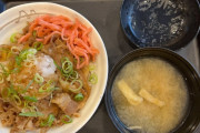 韓国人「韓国人が衝撃を受けた680円の牛丼セットがこちらです‥」→「コスパ満足度が想像以上だった…（ﾌﾞﾙﾌﾞﾙ」