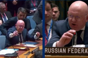 海外「国連安保理でウクライナ戦争犠牲者に黙祷をするもロシア代表が邪魔をして中断」