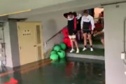 ラグビー日本代表が台風の中で前日練習強行!（海外の反応）