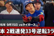 岡本和真が日本人右打者歴代最多となる第33号ホームラン！←「MLBで通用しないという前評判は？」（海外の反応）