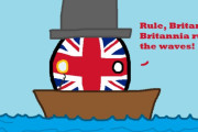 【イギリス】大海【ポーランドボール】