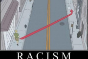 黒人を避けて道路を横断したら差別になるらしい、お前らならどうする？