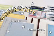 「学校に行きたくなっちゃう！」日本の文房具を買ったのでお披露目するよ！