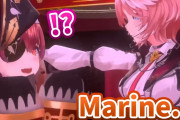 宝鐘マリンさん、鷹嶺ルイの壁ドンでメスになってしまうｗｗｗ【ホロライブ】