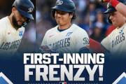 【海外の反応】大谷翔平、初回に2打席で内野安打＆11号2ラン！打者一巡9得点の口火、海外「.300＆防御率0.74のユニコーン」「GOATANI」