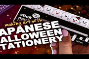 日本から届いたハロウィン文房具に、海外のお絵かきユーチューバー大興奮！