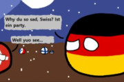 【スイス】対極だよ【ポーランドボール】