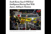 日本とのGSOMIAを破棄した韓国に対する海外メディアの反応まとめ(海外の反応)
