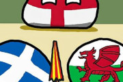 【イギリス】珍しい晴れの日だよ【ポーランドボール】