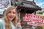 外国人視聴者「素敵な宿！」「桜はいいよね～」お寺に宿泊、見事な桜！春の奈良での素敵な1日