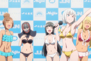 【海外の反応】ダンベル何キロ持てる？ 7話「水着！筋肉！アイドル！全てが詰まったエピソード！」