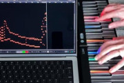 「この才能がうらやましい…」自作の曲を演奏するとリアルタイムに演奏者の肖像画が現れる