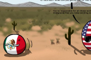 【メキシコ】国境の事案【ポーランドボール】