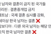 韓国人「韓国の男性と結婚が禁止された国一覧をご覧ください‥」→「韓国の男達よ、恥ずかしく無いのか？」　韓国の反応