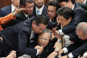 海外「日本の政治家がラグビーしてるんだけど、これが日常なの？？」野党の党員が新しい移民法の可決を止めようとしている写真ｗｗｗ