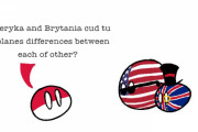 【アメリカ】アメリカとイギリスの違い【ポーランドボール】