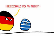【日本-ギリシャ】借金を返さない方法【ポーランドボール】