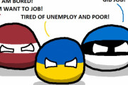 【ロシア】仕事をあげるよ【ポーランドボール】