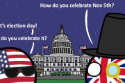 【イギリス-アメリカ】11月5日を忘れるな【ポーランドボール】
