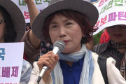 【韓国で親日派と反日派が衝突！】「文在寅は日本に謝罪しろ」と発言したママ部隊代表に小麦粉を投げつけ、肩を押した容疑で反日派が警察に逮捕される　韓国の反応