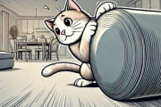 「この子ほど…かくれんぼの下手な猫はいるだろうか？」バレバレだけど似合っている例
