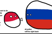 【ロシア-ポーランド】撮影するよ【ポーランドボール】