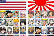 外国人「日本とアメリカの人気アニメ一覧、どっちがセンスある？」