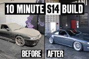 【海外の反応】S14シルビアに550馬力の1JZをスワップしてみた！