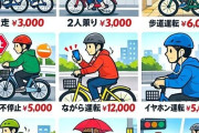 韓国人「日本で施行される『自転車違反の厳罰化』の内容に韓国人が驚愕！2026年から始まる容赦ない罰金リストと、徹底された『交通マナー』がこちらです‥」
