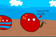 【トルクメニスタン】地獄の門【ポーランドボール】