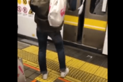 海外「日本人は優しすぎる！これがNYだったら…」地下鉄発車を妨害するおじさんの動画が海外でも話題に！ 海外の反応