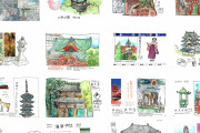 海外「日本での旅行記は本当に映えるよね！」日本で描いたスケッチを紹介する外国人