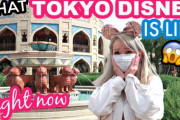 可愛いyoutuberがコロナ禍の東京ディズニーシーを紹介！「すごく安全で衛生的ね！」「人がいないのはシュールw」海外の反応