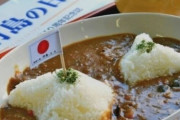 独島の形のご飯に日の丸を立てて…「竹島カレー」を販売する日本＝韓国の反応