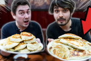 外国人男性2人が日本のジャンボ餃子に挑戦！！美味しそうだけど量が多くて辛そうｗｗｗ