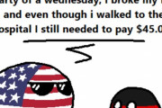 【アメリカ】健康は金、金は資本主義【ポーランドボール】