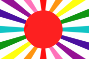 外国人「同性愛に目覚めた大日本帝国の国旗を作ってみた！」