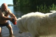 顎髭のおじさまがワンコの飼い方を伝授…のはずが、コントのようなハプニングが起きて大失敗！！