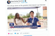 海外「W杯で最高のインタビューだ」英語わからなくてもパッションで押し切る日本人アナウンサーが話題に（海外の反応）