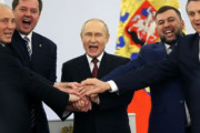 海外「悪の帝国ロシア。ウクライナ占領地域の併合を宣言」