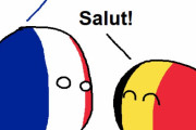 【世界】フランス語の正しい挨拶【ポーランドボール】
