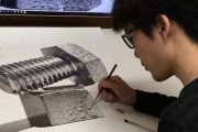 【画像】韓国人「韓国人もビックリ！」日本の22歳画家が鉛筆でのみ描いた作品がこちらです‥→「人間コピー機か？」　韓国の反応