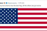 アメリカ人「申し訳ないが俺達の国旗が世界一だよね」⇒「いや、それは無い」