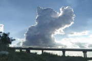 海外「これは奇跡だろ…これを見た日本人は幸せ者だな！」猫の形をした雲が海外で話題に！！