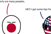 【アメリカ-日本】日本の観光客が多すぎるよ【ポーランドボール】